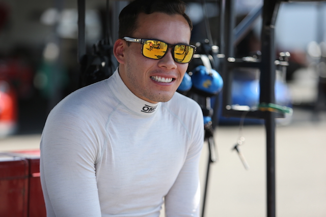 Juan Piedrahita is always smiling and could turn up at his third Indy Lights presented by Cooper Tire team in three seasons (Photo courtesy of Indianapolis Motor Speedway, LLC Photography)