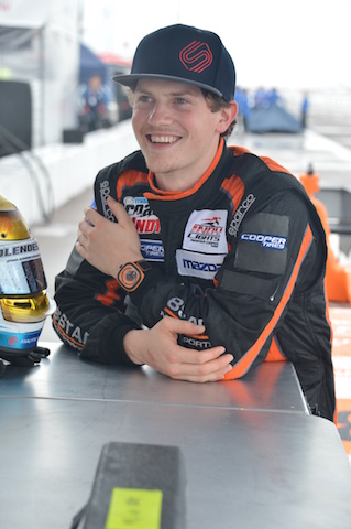 Canadian Scott Hargrove made his Indy Lights presented by Cooper Tire debut and St. Petersburg in 2015, and is working hard to get back in a car for the 2016 season. (Photo courtesy of Indianapolis Motor Speedway, LLC Photography)