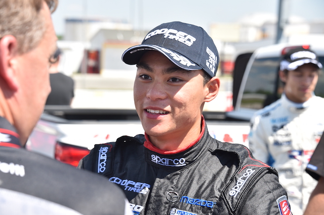 After winning four races in Pro Mazda, including two oval races, Weiron Tan is trying to find the budget to move up to Indy Lights (Photo Courtesy of IndyCar)