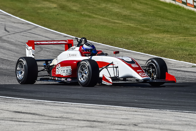 The USF-17 showing off at Road America (Photo courtesy of Indianapolis Motor Speedway, LLC Photography)